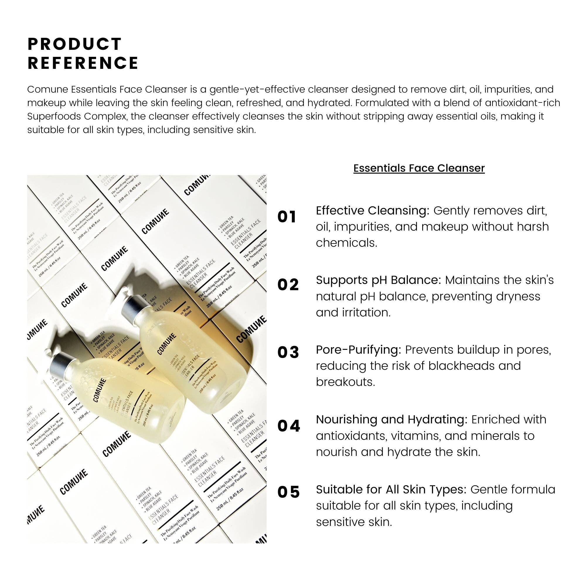 COMUNE - Wholesale Facial Cleanser - Essentials Face Cleanser16