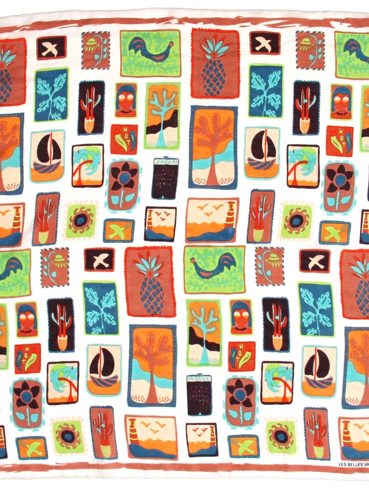 Mini Orange Postcard for wholesale by Les Belles Vagabondes