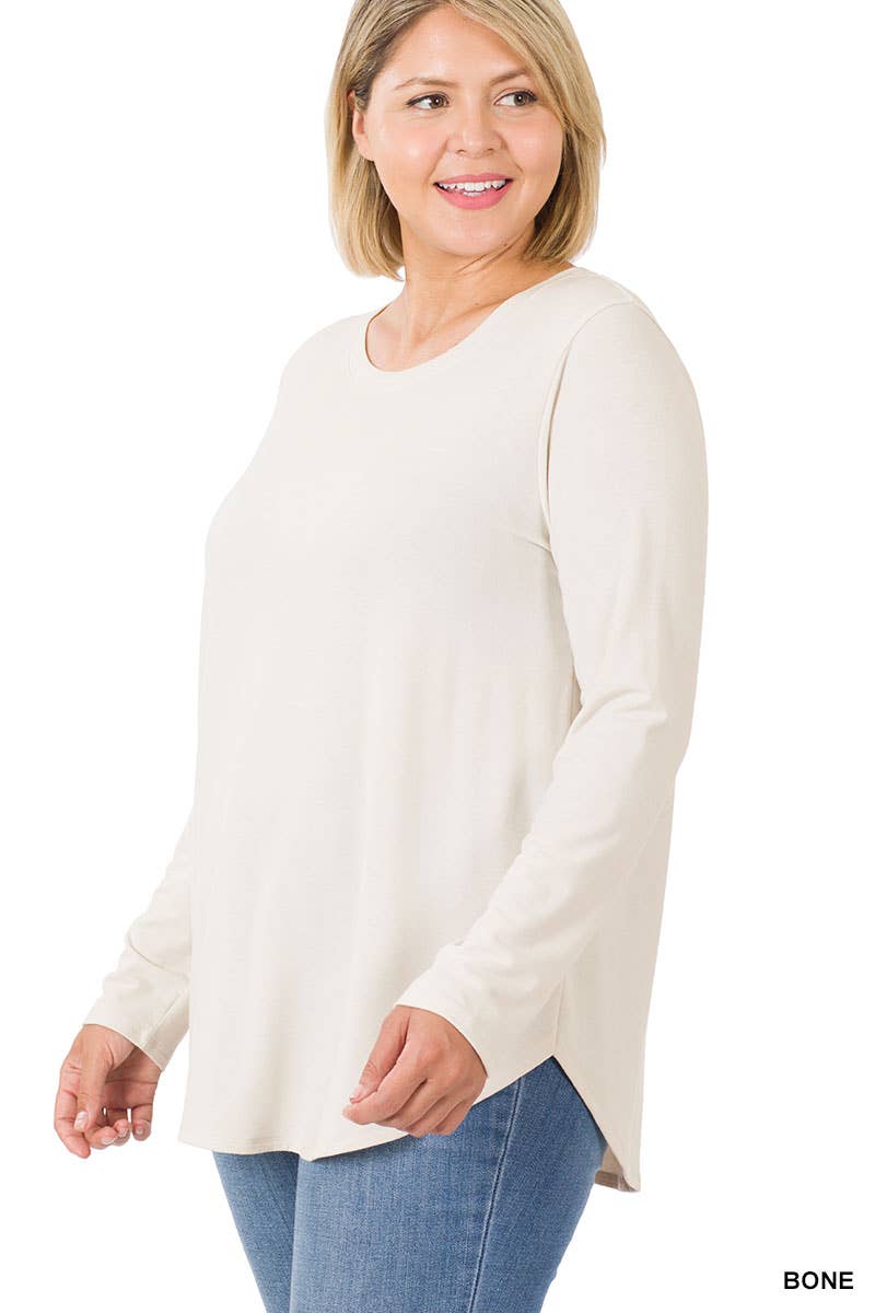 42POPS - Vente Tunique – femme - Tunique à ourlet arrondi Reg/Plus43