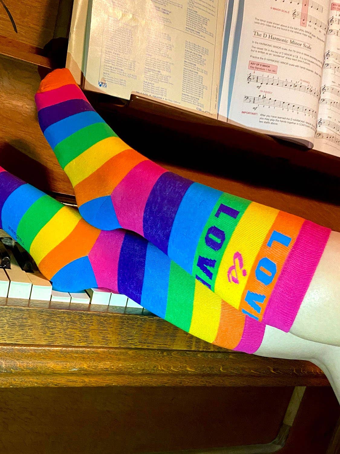 Fabdaz - Wholesale Socks - Women's - LOVE is LOVE Women's Crew Socks3