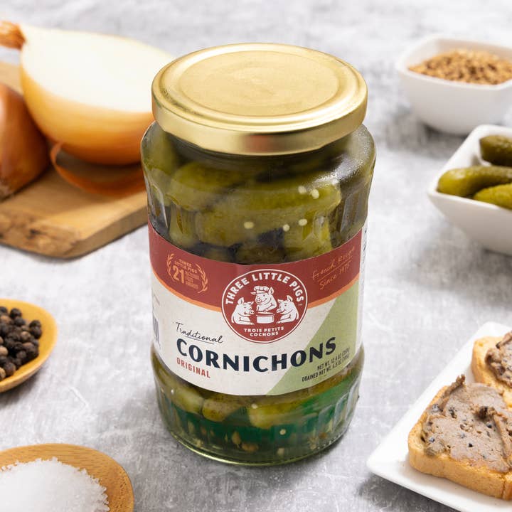 Cornichons - "Traditional" for wholesale by Three Little Pigs