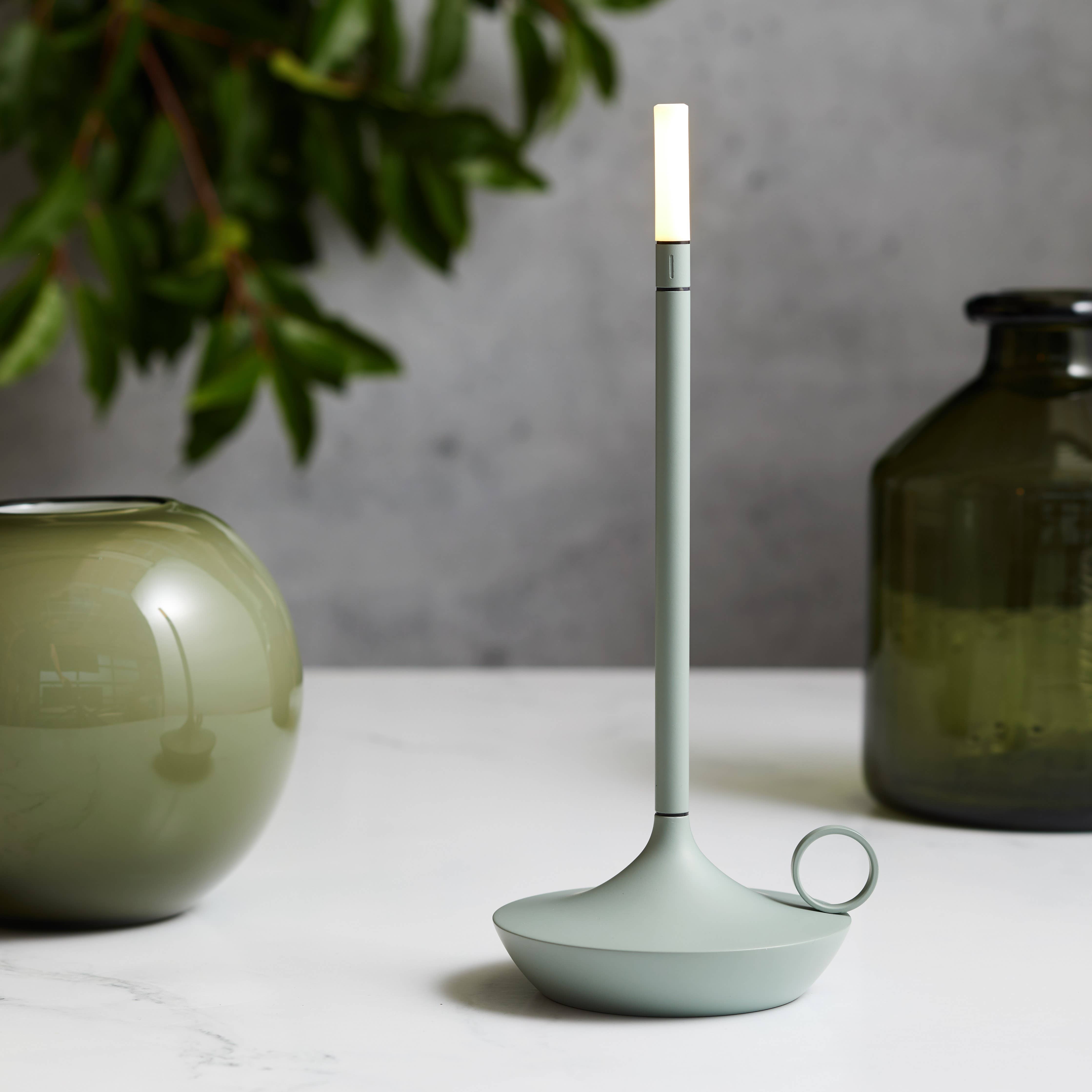 VANMOKUM - Vente Lampes d'appoint/de bureau - Lampe à bougie rechargeable portable GRAYPANTS Wick avec coffret cadeau10