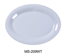 Yanco - Wholesale Platter - 9 1/2" X 7 1/4" OVAL PLATTER WHITE0