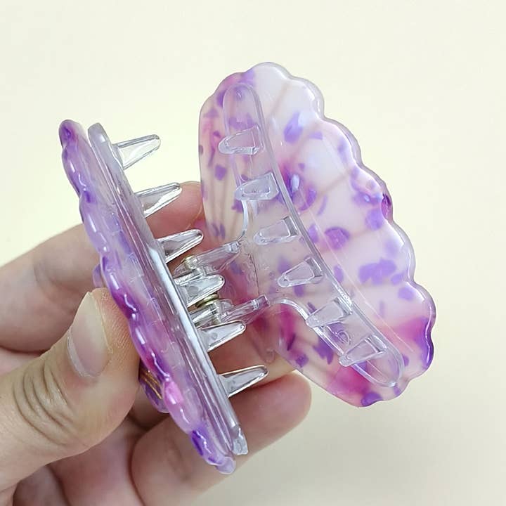 ACCITY - Wholesale Hair Clip - Women's - 2" Small Shell Hair Claw Clip for Back Hair_CWAHA06537