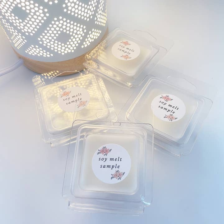 Échantillons de soja fondu (paquet de 3) pour la vente par Devana Co