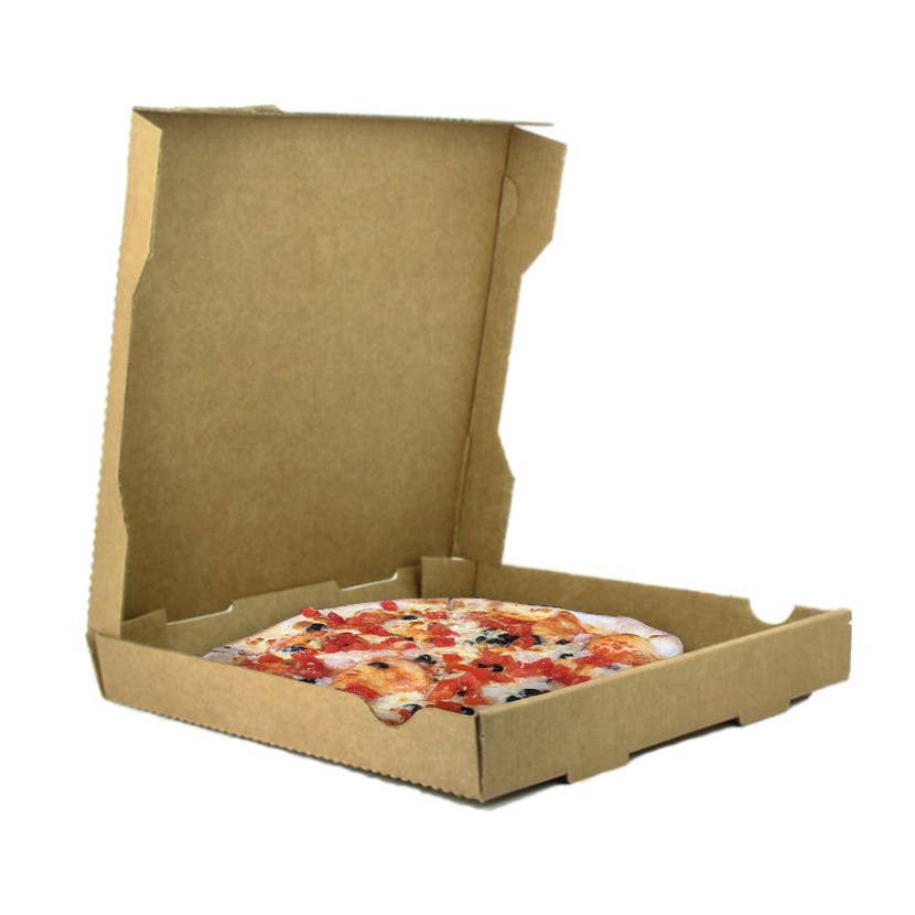 PUNTOQPACK - Wholesale Pizza board - Family Size Kraft Pizza Boxes (40Cm)0