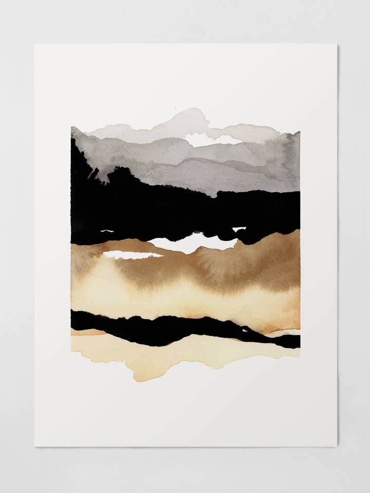 Bjerge og dale Kunsttryk for engroshandel hos Kim Knoll