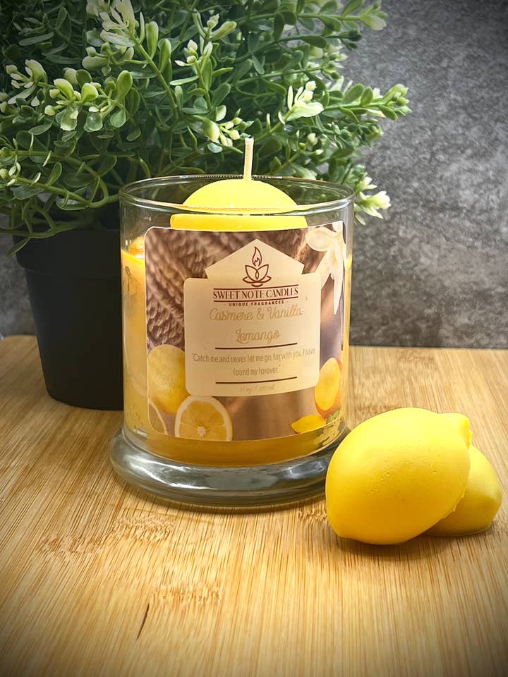 Cas’mere & Vanilla Lemango for wholesale by Sweet Note Candles