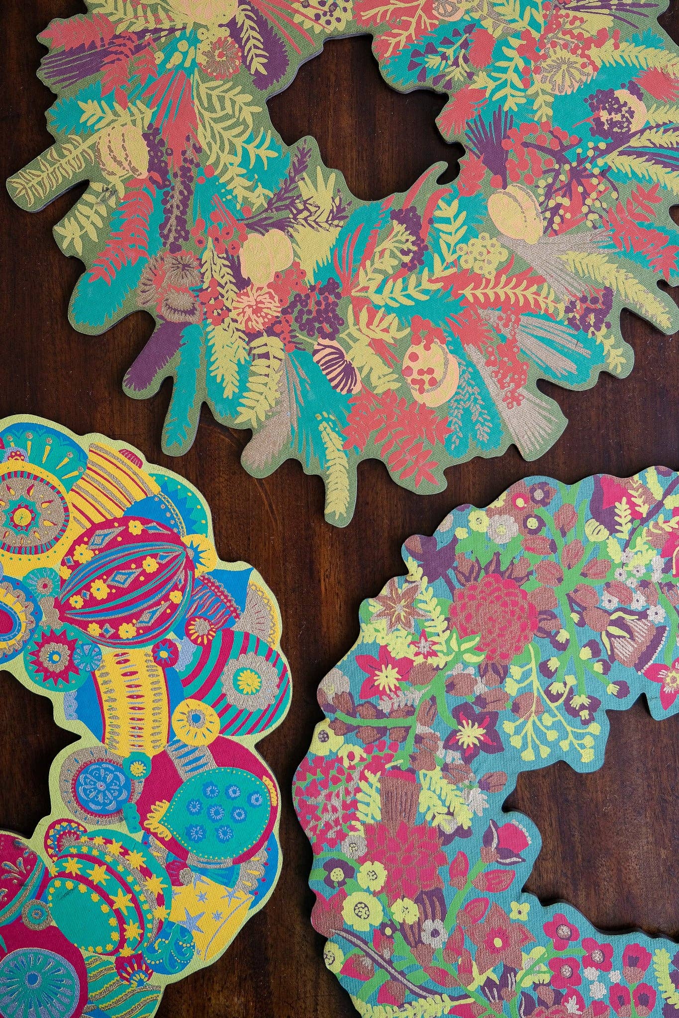 East End Press – wholesale Wreath – UK/EU: Bauble Cotton Board Wreath12