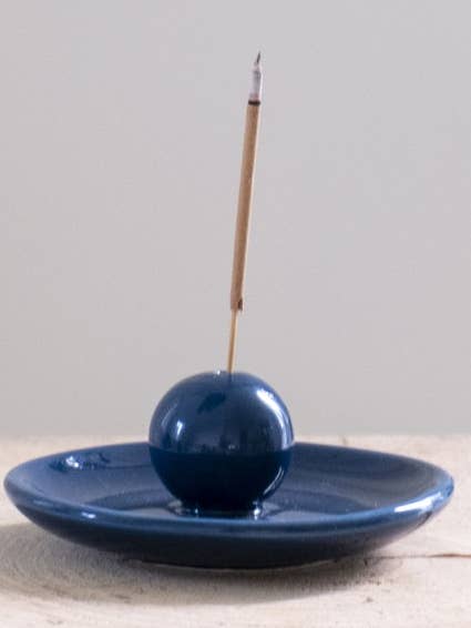 Coupelle à encens bleue pour la vente par Wood'd