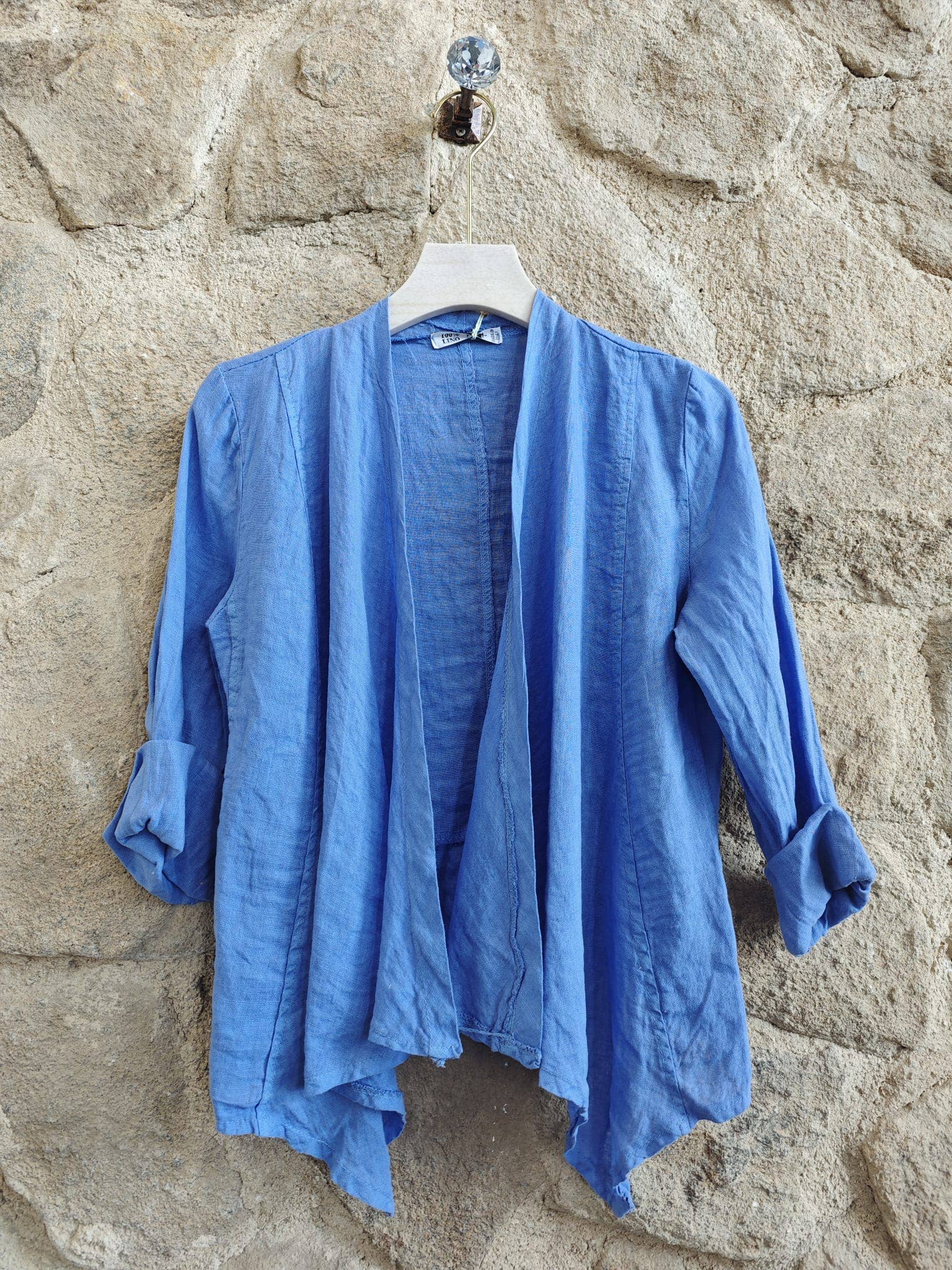 Linen & More - Wholesale Jacket - Women's - REF 192 SHORT CARDIGAN 100% LINEN14