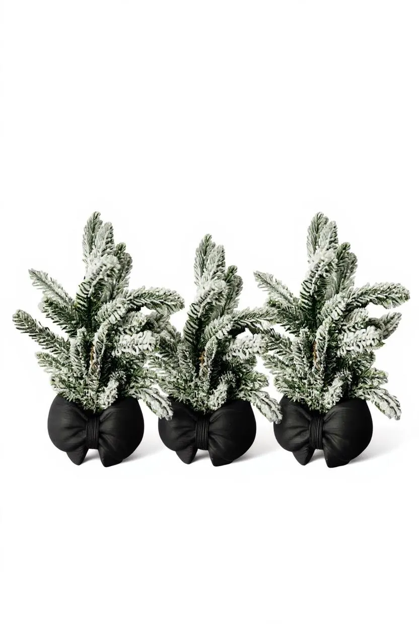 Pagel & Sons - Wholesale Christmas Decoration - Coquette Bow Christmas Planter 4