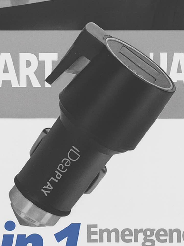 Multi Tool Car Charger, Seatbelt Cutter, and Window Breaker for wholesale by Mighty Wireless