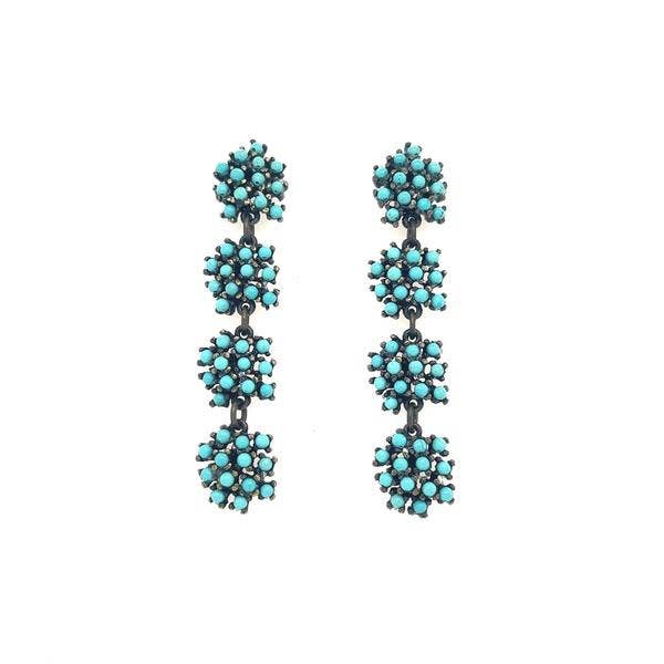 Rebel Designs Accessories – Großhandel Ohrhänger – Cluster-Blumen-Ohrringe1