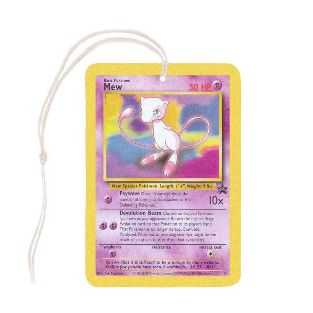 Lucky Mfg. Co. - Wholesale Air Freshener - Mew Pokemon Card Air Freshener0
