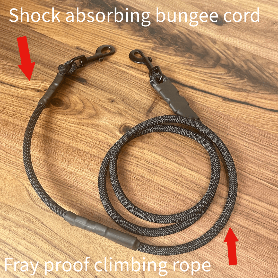 HÜND HAUS - Vente Laisse – chien - Ceinture laisse mains libres pour chien avec corde et porte-sac à déchets6