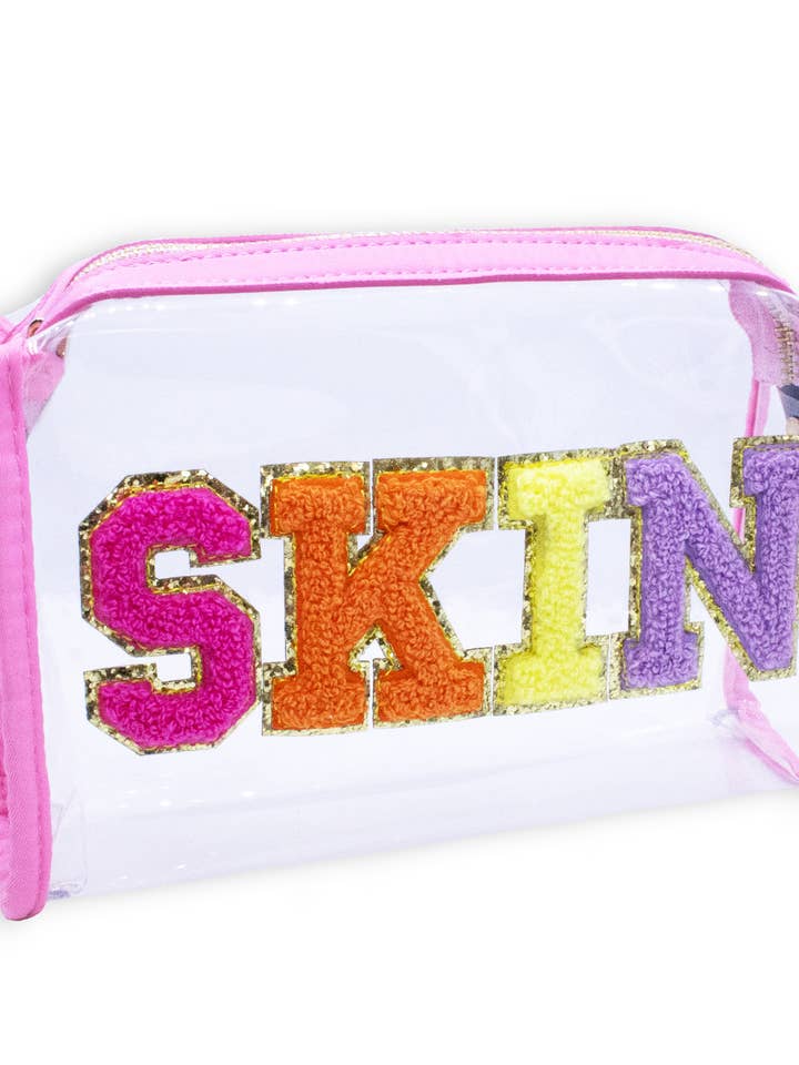 Preppy Skincare Bag, Chenille Varsity Letter Travel Pouch and other Purchase Wholesale chenille. Free Returns & Net 60 Terms on Faire trending on Faire.