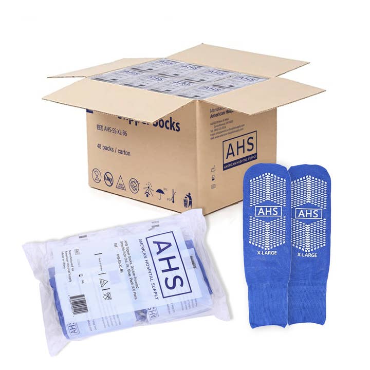 American Hospital Supply – wholesale Socks – Unisex – AHS Hospital Socks with Grippy Anti-Slip Tread9
