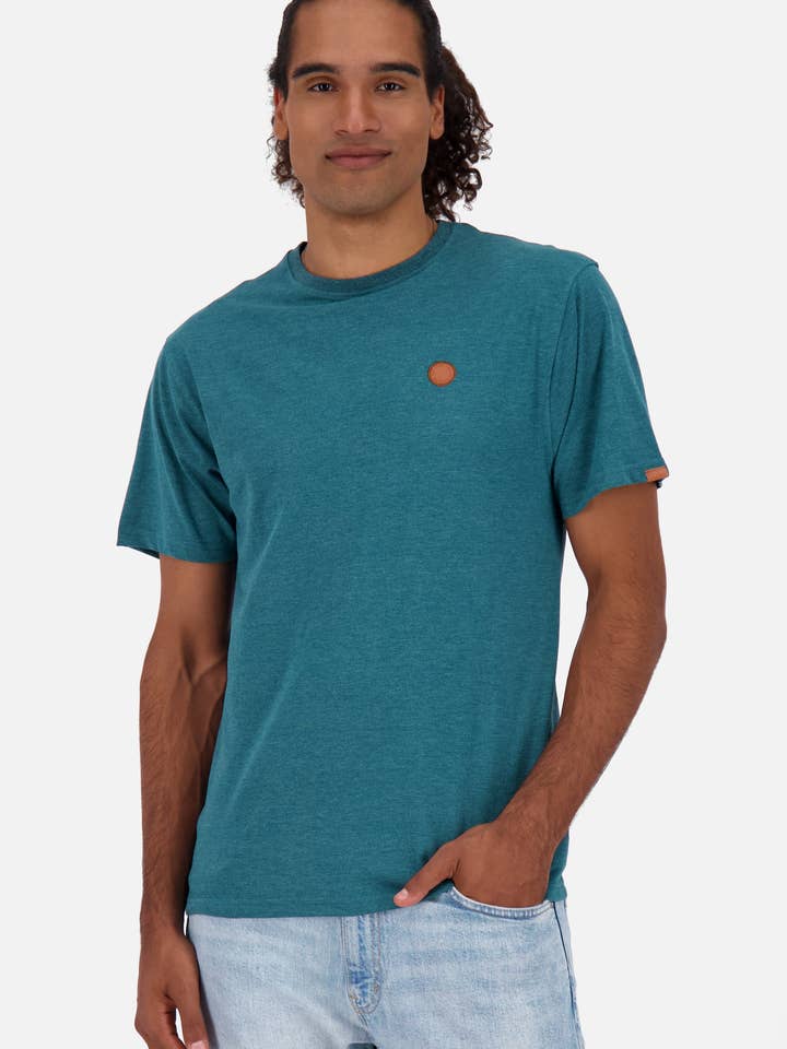 Maddoxak A Basic oceanic melange men's T-shirt for wholesale by Alife & Kickin