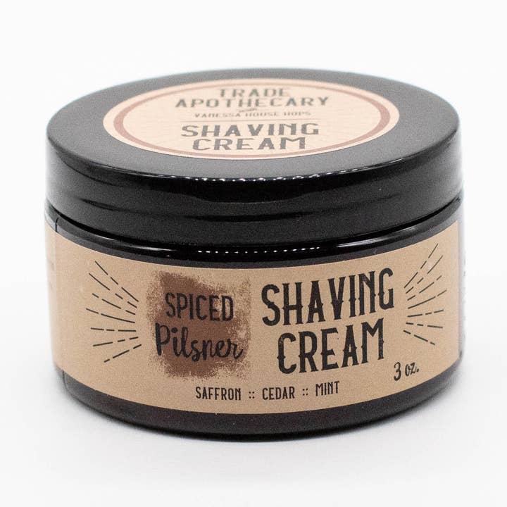 Spiced Pilsner Hops Shave Cream for wholesale by TRADE Supply Co.