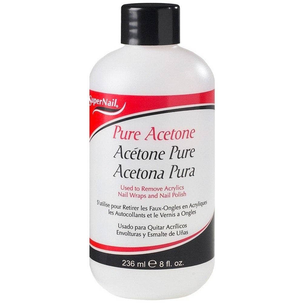 KT Supply – wholesale Nail polish remover – Super Nail Pure Acetone 8 Oz.0