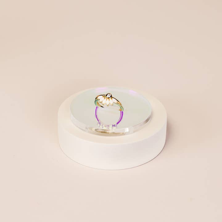 JaxKelly - Wholesale Jewelry Stand & Display - Clear Ring Display Circle4