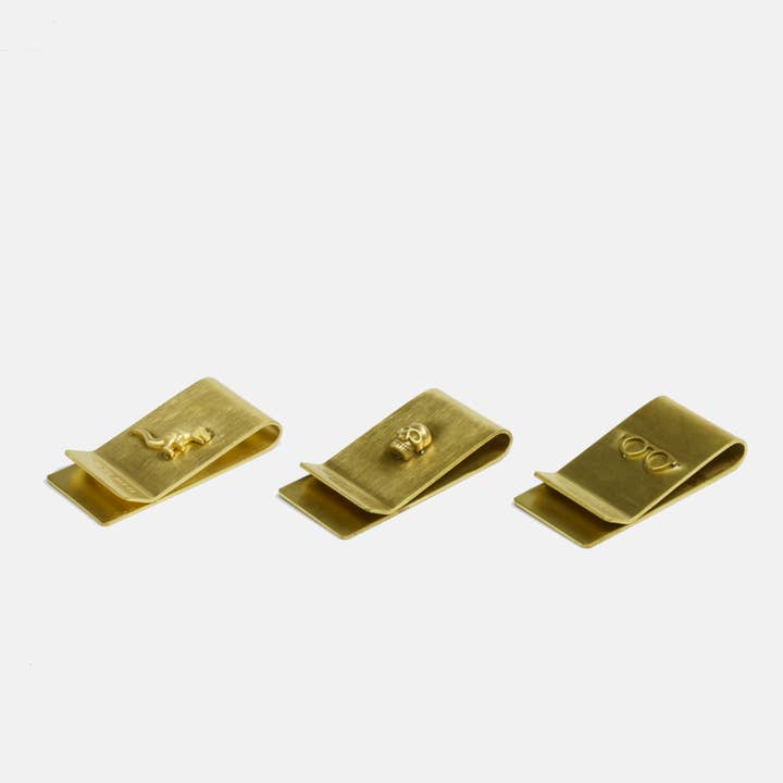 Curated Basics - Wholesale Money Clip - Unisex - T-Rex Brass Money Clip0