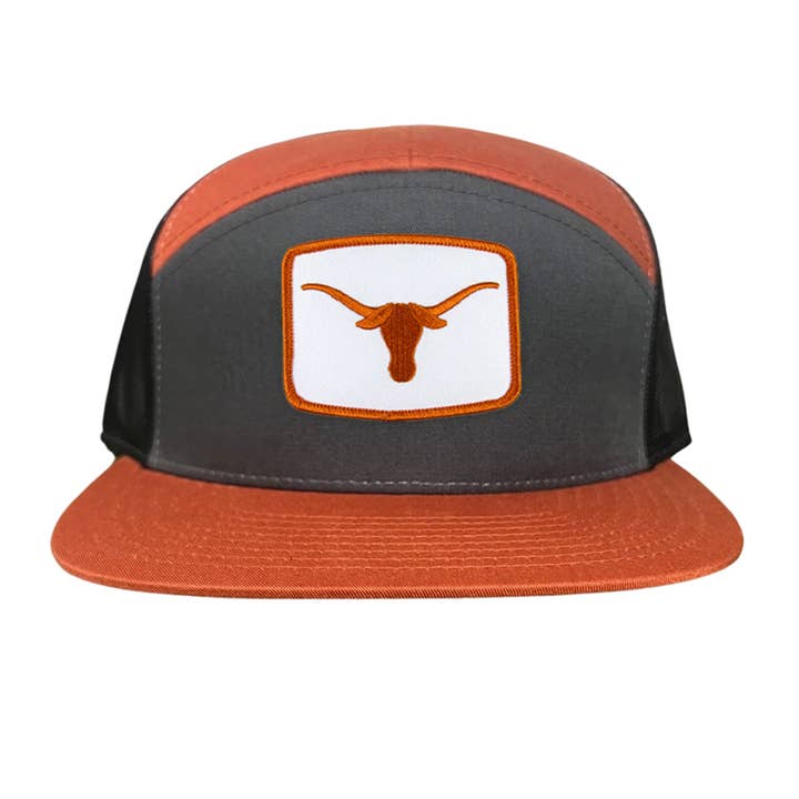 Last Stand Hats, LLC - Wholesale Trucker Hat - Unisex - Texas Longhorns Square Longhorn / Hats / 148 / UT9103 / MM