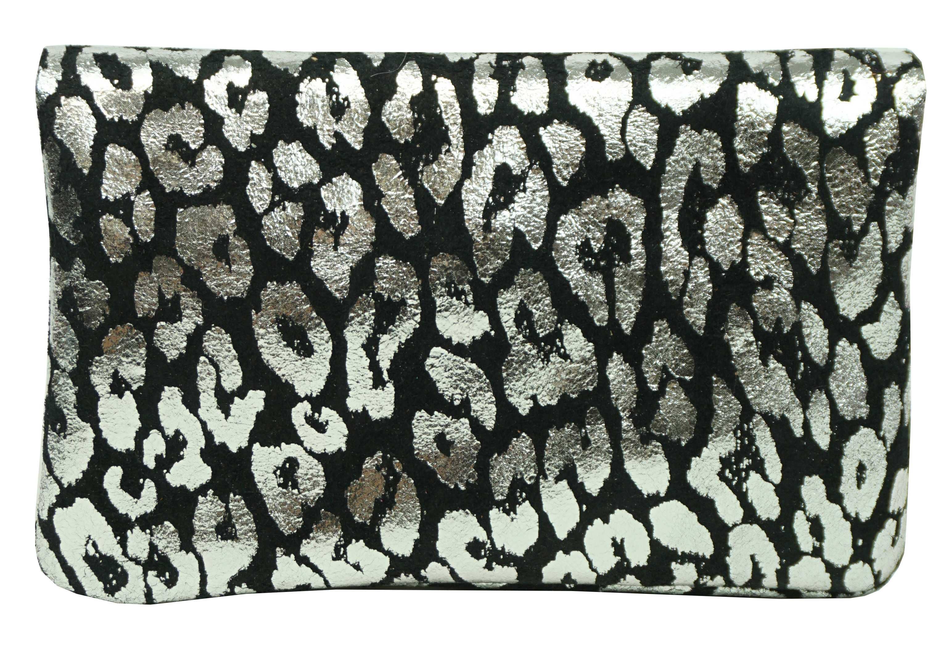 Anais – Engroshandel Tegnebog - Dame – Stor skinnende leopardmønstret læderpung PMD2701I11