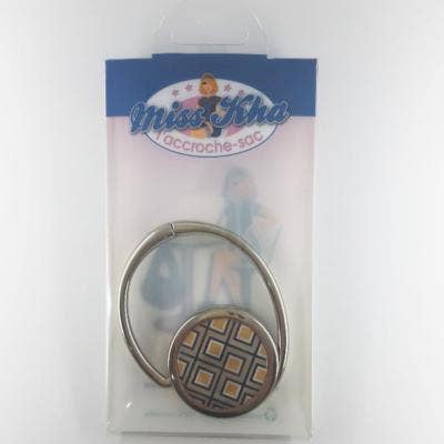 Miss Kha - Wholesale Purse Hook/Hanger - Women's - Yellow Square Bag Hanger3