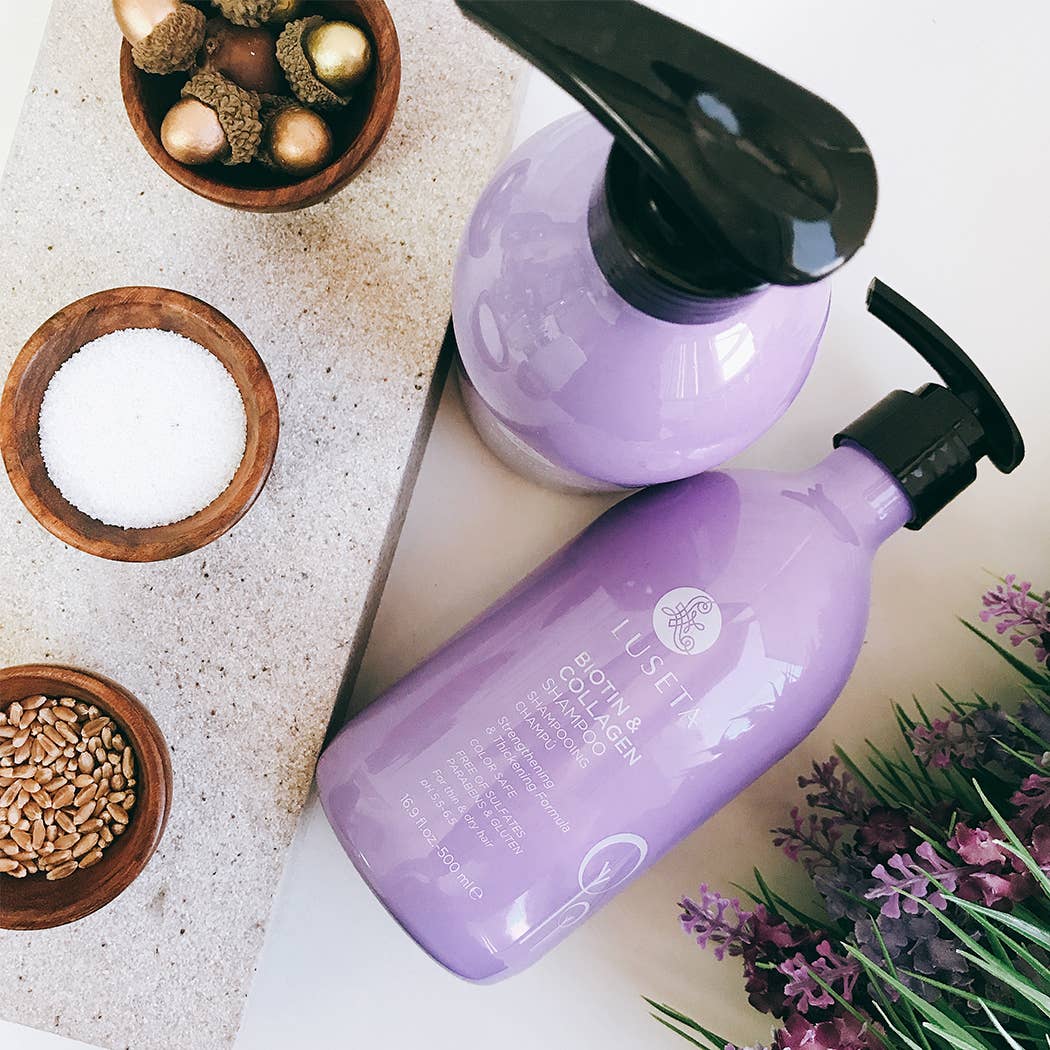 Luseta Beauty - Vente Shampoings - Biotine et collagène shampooing - 16.9 oz1