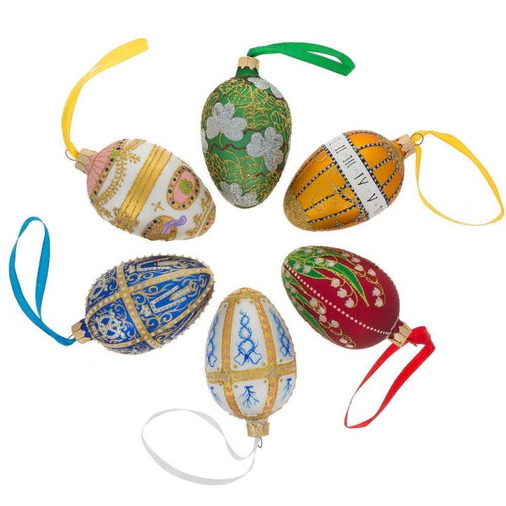 BestPysanky - Wholesale Ornament - 1891 Memory of Azov Royal Glass Egg Ornament