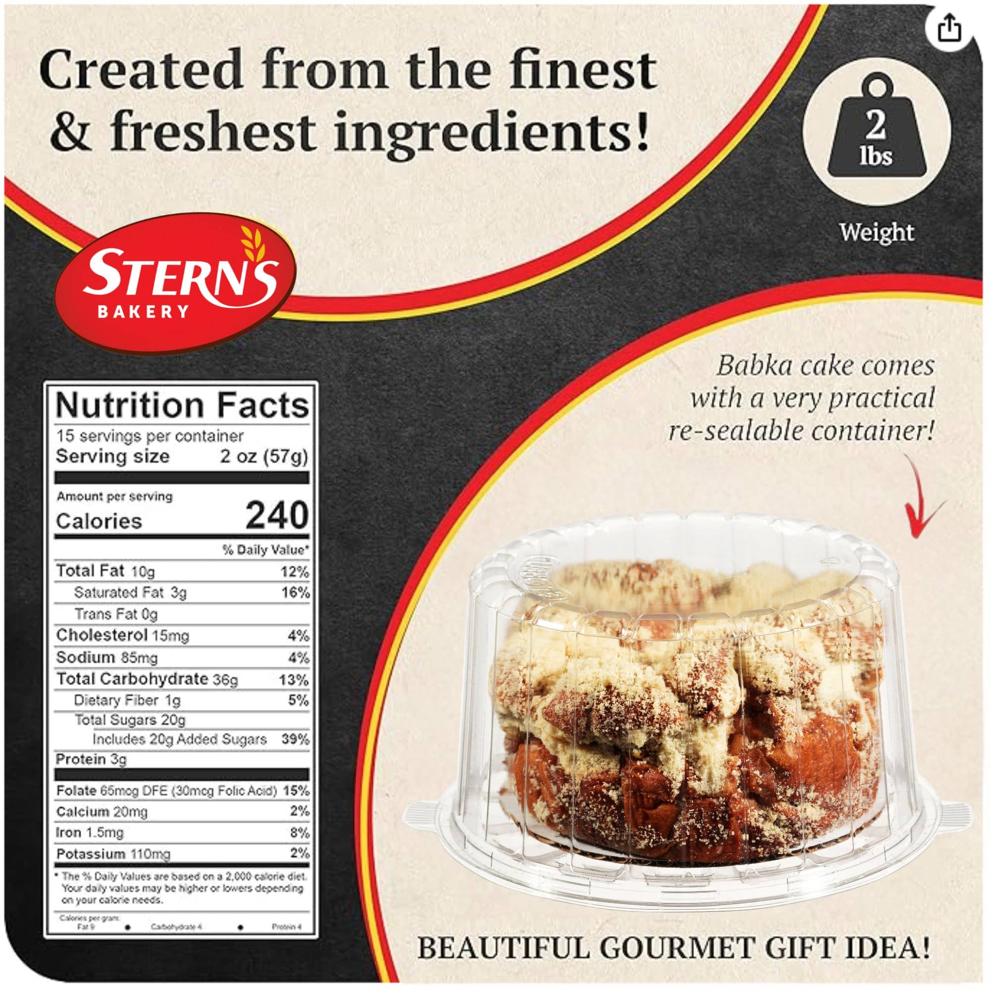 Stern's Online - Wholesale Cake - Cinnamon Babka Cake| Traditional Hungarian Cinnamon Bread4