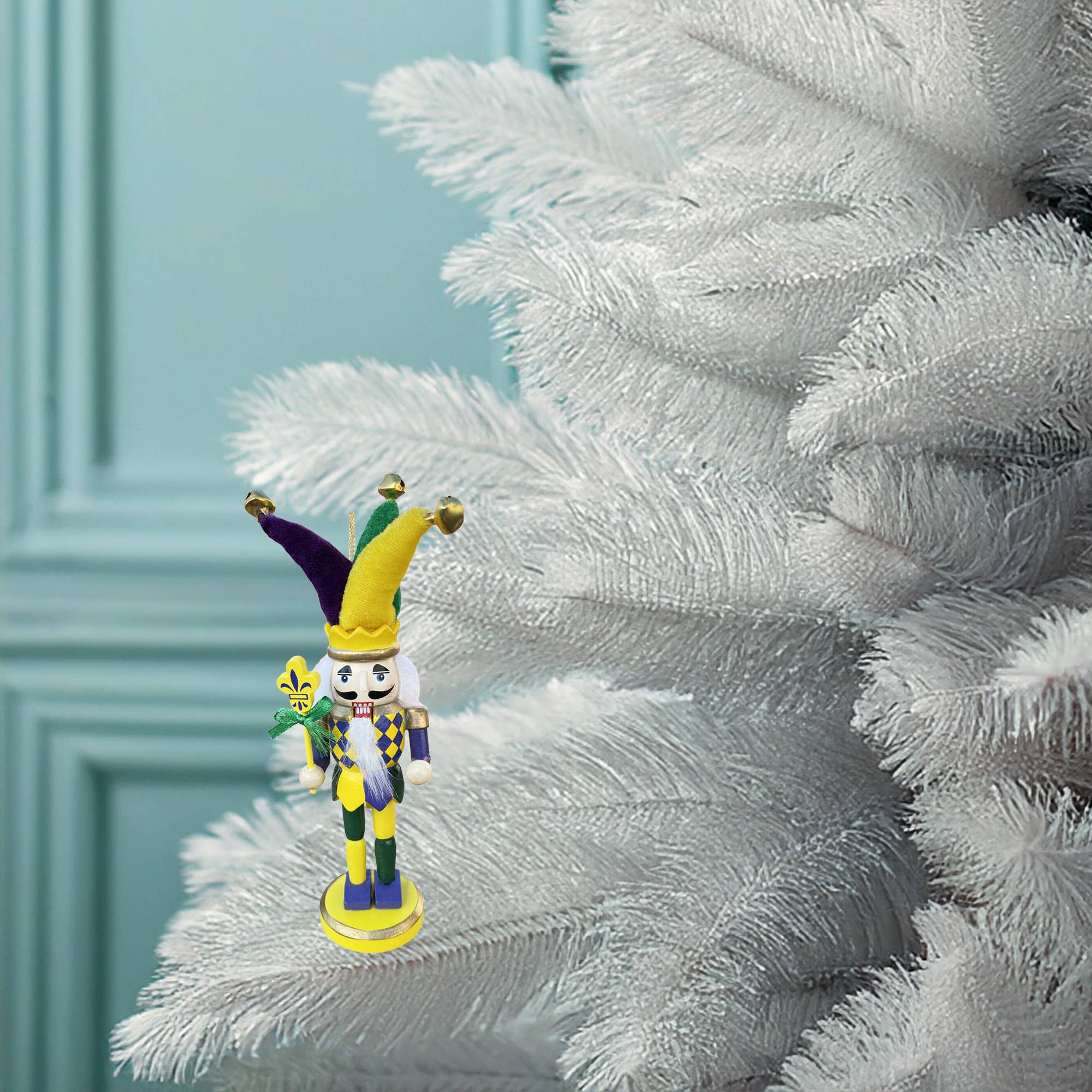 Santa’s Workshop Inc. - Vente Casse-noisette de Noël - Ornements Casse-Noisette de Mardi Gras de 15 cm, Ensemble de 65