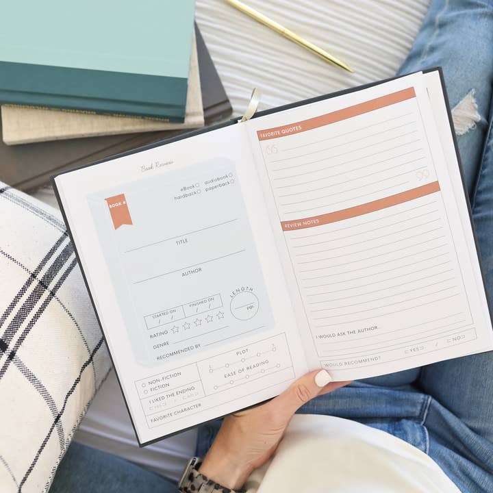 Paper Peony Press - Wholesale Journal/Diary - For The Love of Books, A Reading Journal1