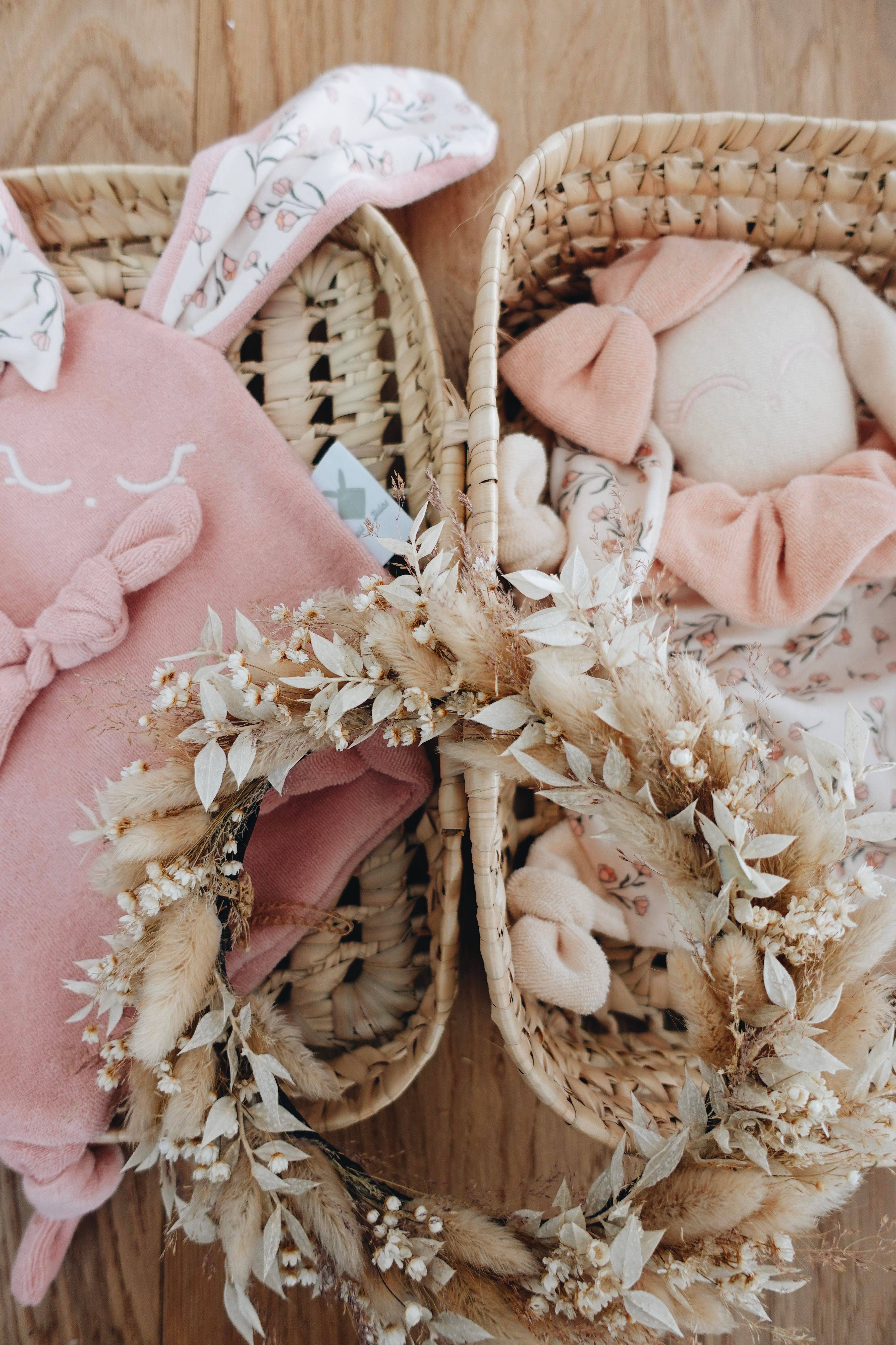 Louis & Jules Stambouli Conseil – Engroshandel Hyggetæppe - Baby – Mini sløjfe svampedoudou - Retro have2