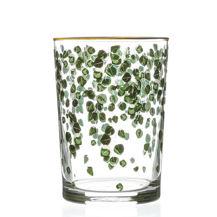 Rinkit Pty Ltd - Wholesale Cocktail/liquor glass - LAV Bodega Decorated Highball Glass - 520ml - Green