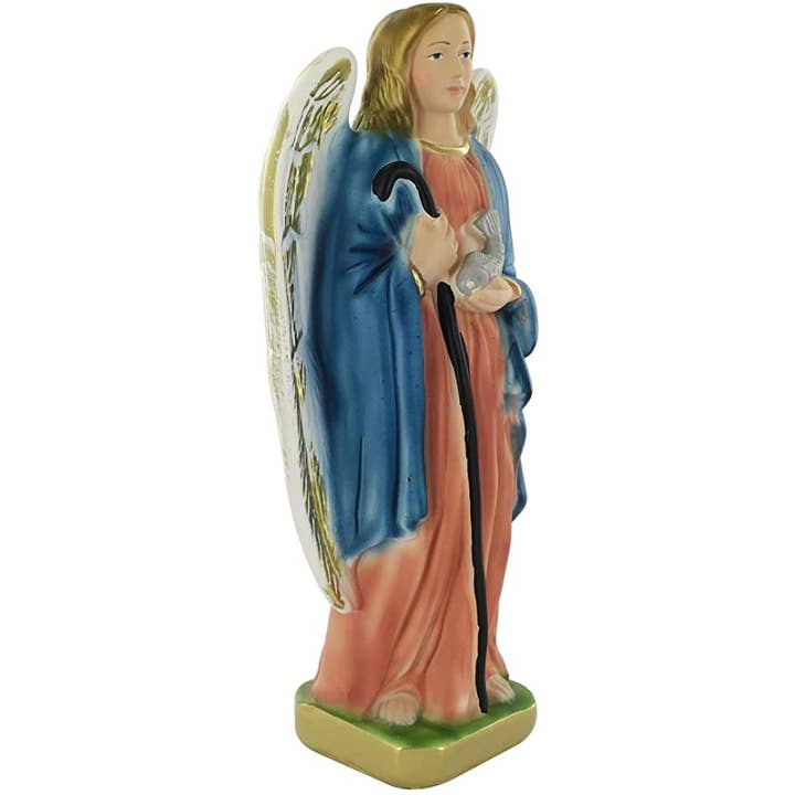 Costa Articoli Religiosi – Engroshandel Pyntefigur – Gips statue af St. Raphael Ærkeenglen cm. 202