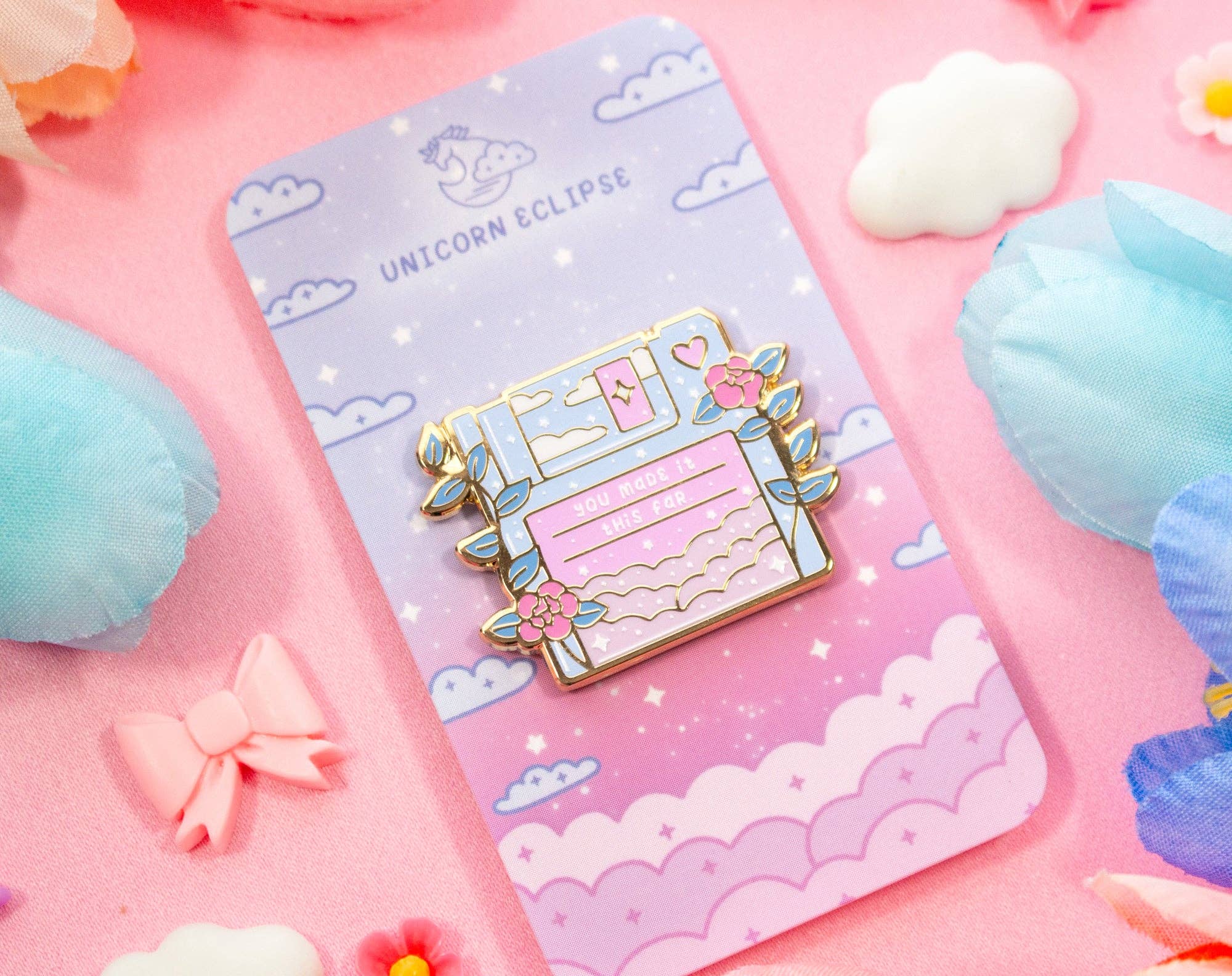 Unicorn Eclipse - Wholesale Lapel Pin/Button - Floppy Disk Enamel Pin5