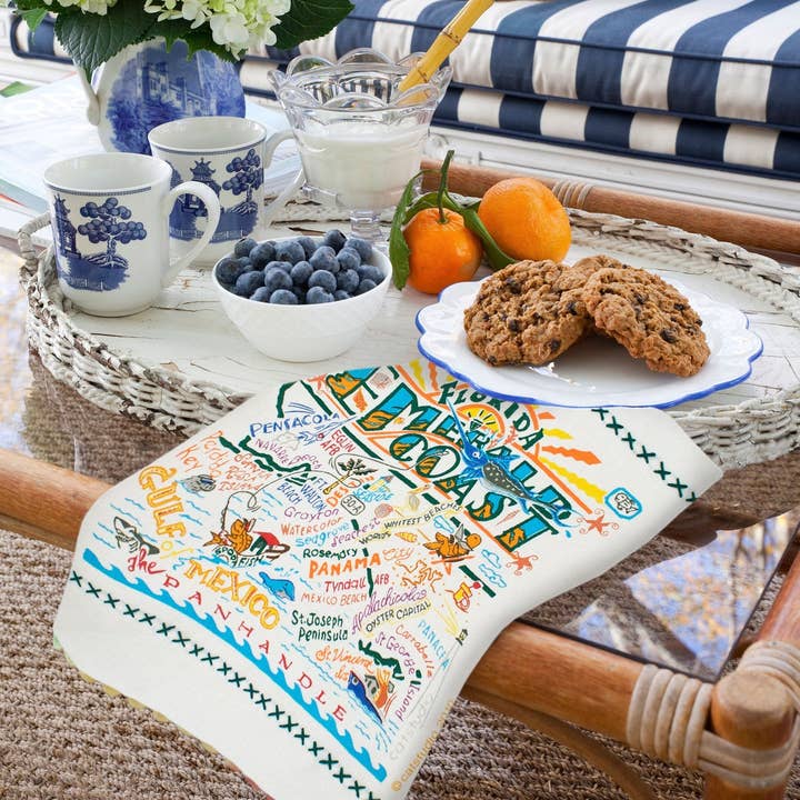 catstudio - Wholesale Tea Towel - Emerald Coast Dish Towel2