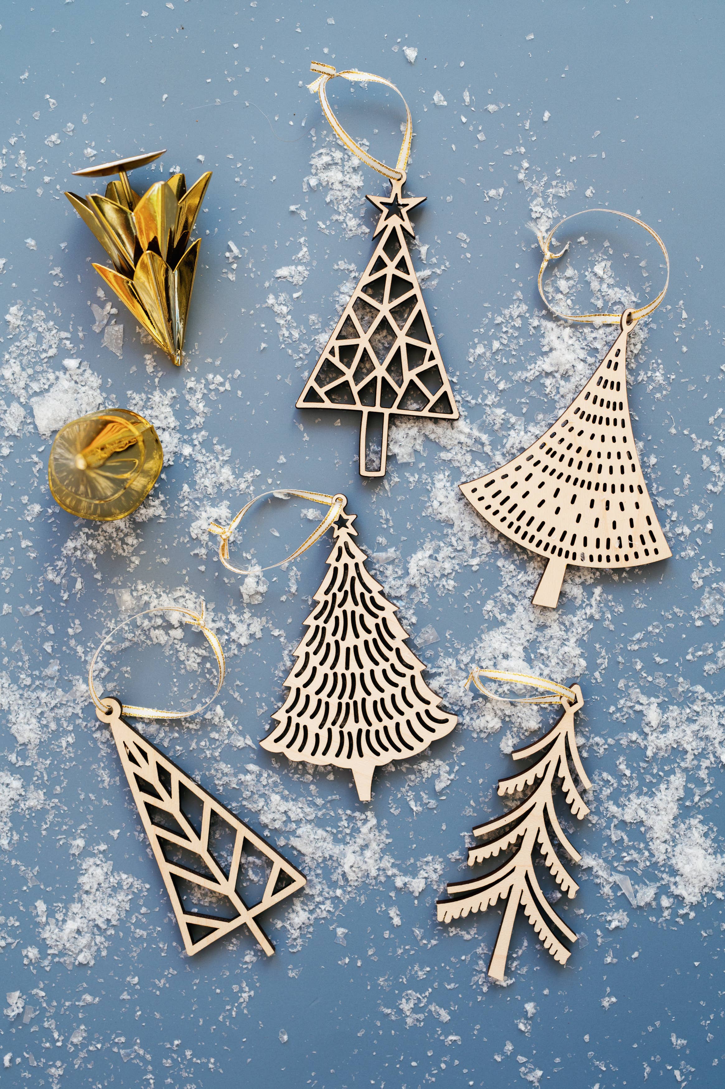 Reece Design Works - Wholesale Ornament - Wood Tree Christmas Ornaments6