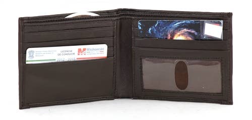 Leather Impressions Inc – Engroshandel Tegnebog – til mænd – RFID Bifold tegnebog med Id-vindue2