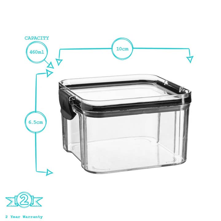 Rinkit Ltd - Wholesale Food Storage Container - Argon Tableware Plastic Food Storage Container - 460ml