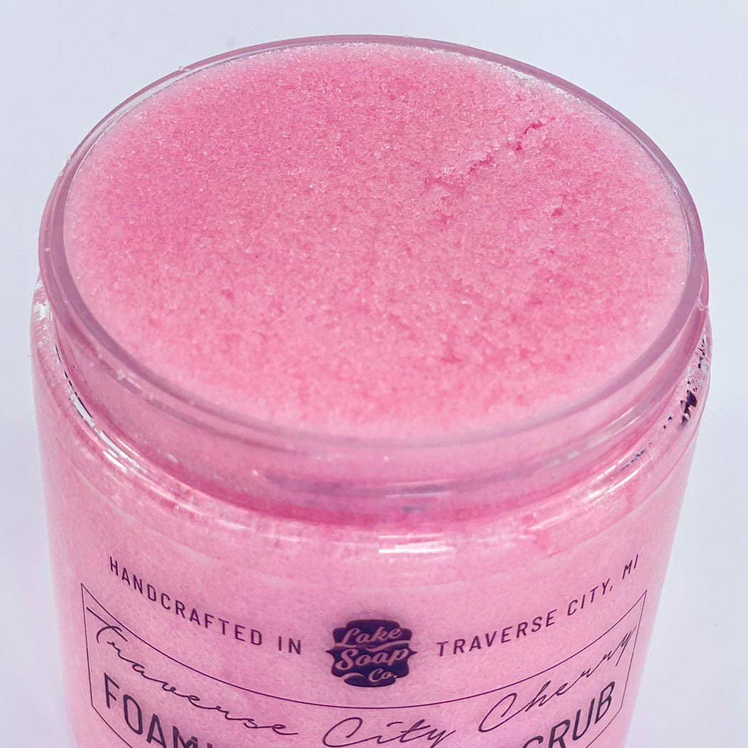 Lake Soap Company - Wholesale Body Scrub/Exfoliant - Traverse City Cherry Sugar Scrub2