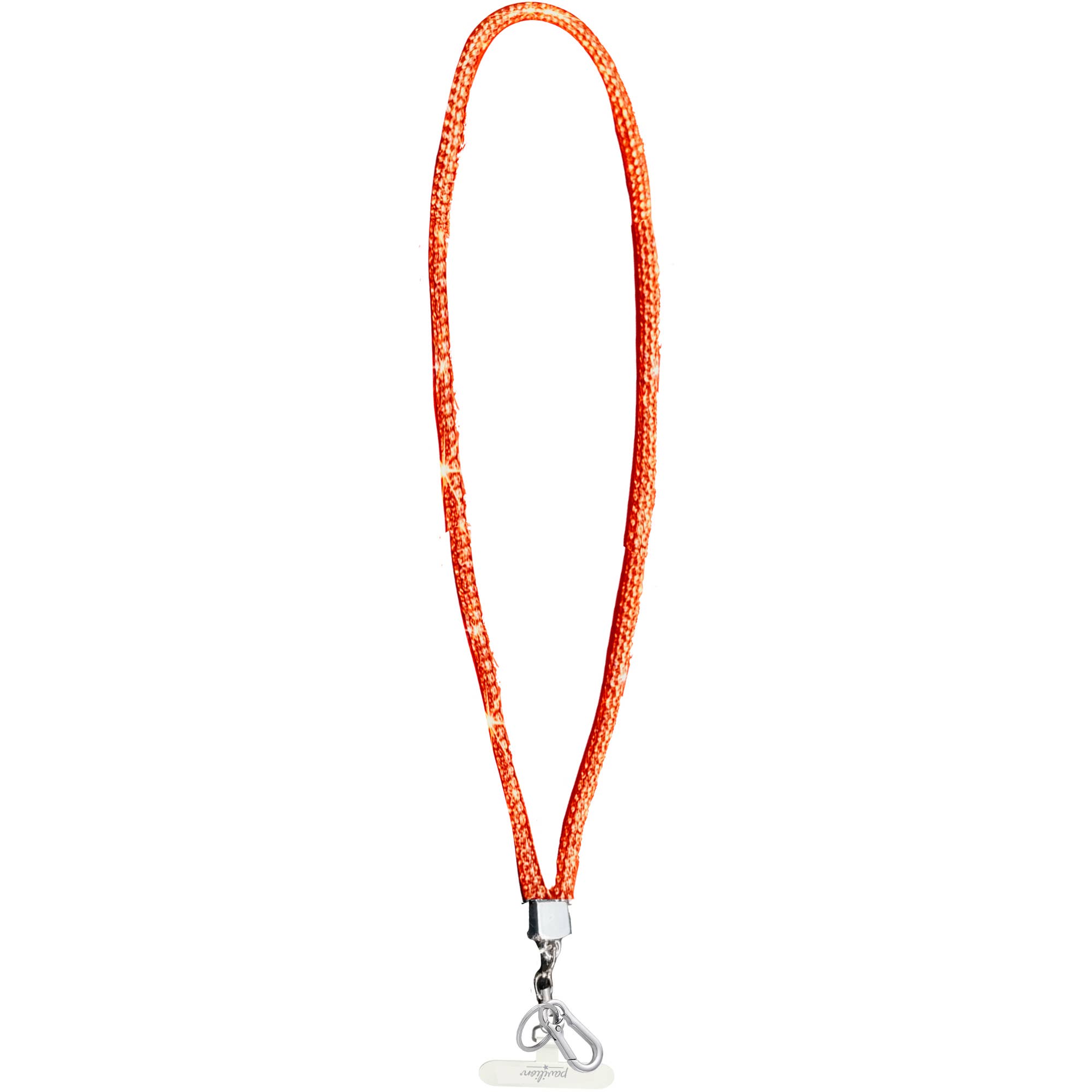 Pavilion - Wholesale Phonecase Strap - Orange Crossbody - Soft Gemmed Phone Lanyard0