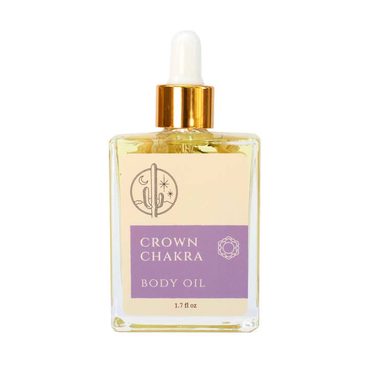 Body Oil - Crown Chakra for wholesale by Cactus Moon Apothecary