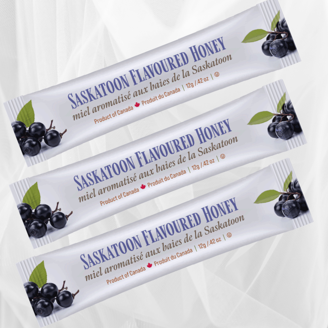 Tu-Bees Honey & Beeswax Candles - Wholesale Honey - Honey Squeeze Pack - Saskatoon Berry - OU Kosher1