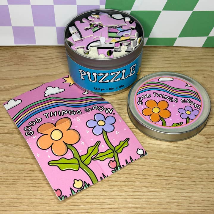 Good Things Grow Puzzle - 120pc for wholesale by Get Stoked
