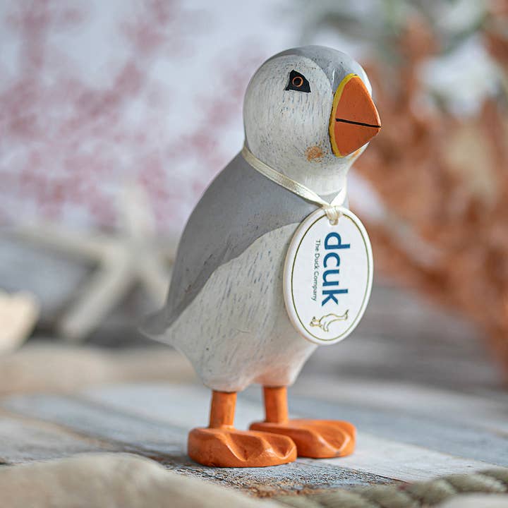 DCUK Pufflings - Pássaros Puffin de Madeira Esculpida por atacado de DCUK