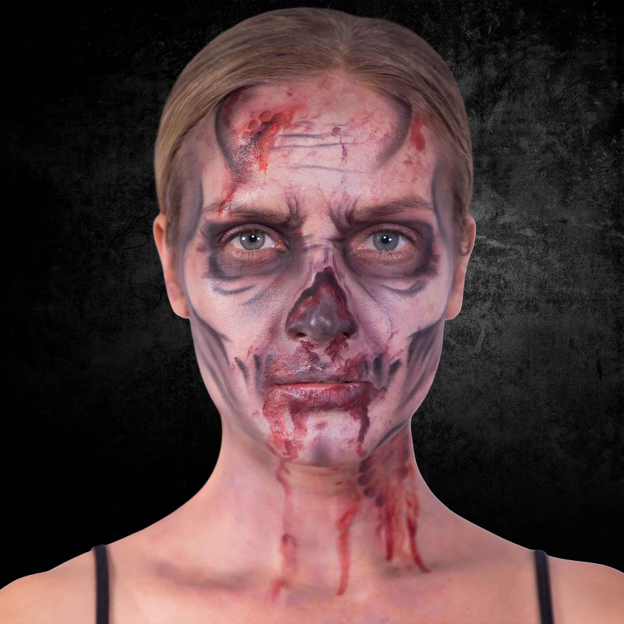 Narrative Cosmetics - Wholesale Schmink - Kinderen - 12-kleuren professionele zombie SFX-make-uppalet, alcohol-geactiveerd4
